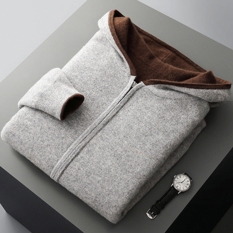 Ayalon - Felpa Con Cappuccio in Cashmere Reversibile