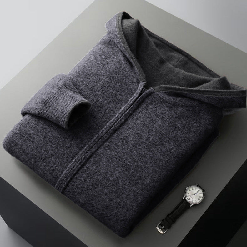 Ayalon - Felpa Con Cappuccio in Cashmere Reversibile