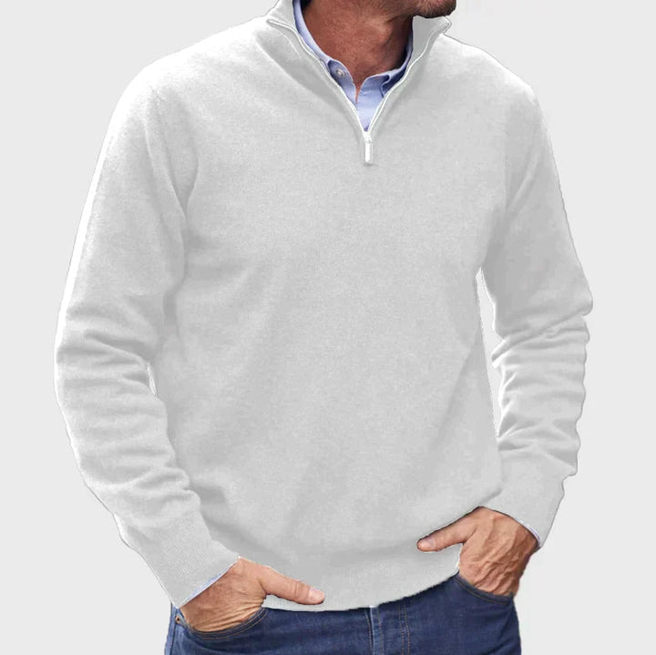 Mitch - Maglione Con Zip a Maniche Lunghe