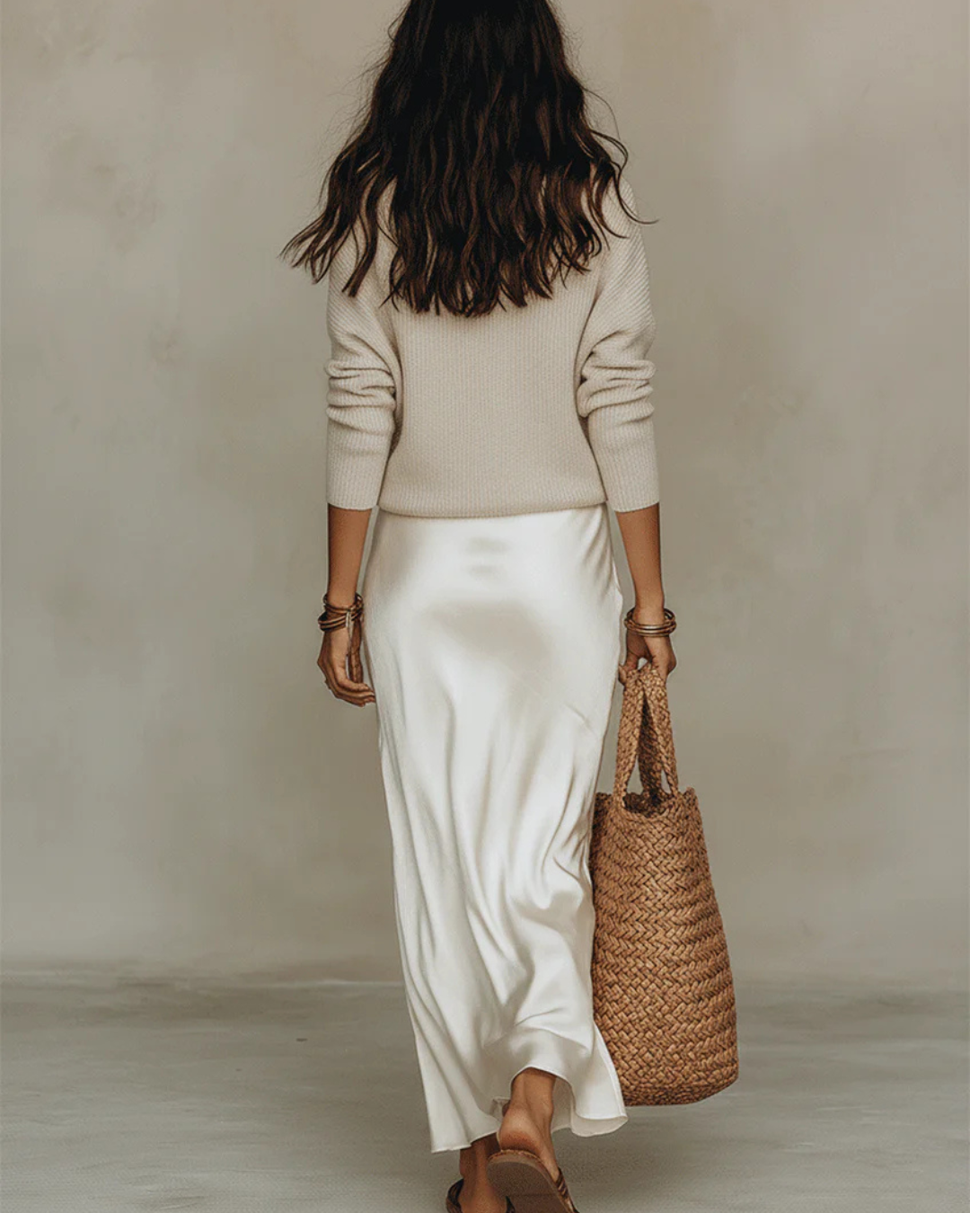 Nelena - Elegante Abito Midi Con Maglione