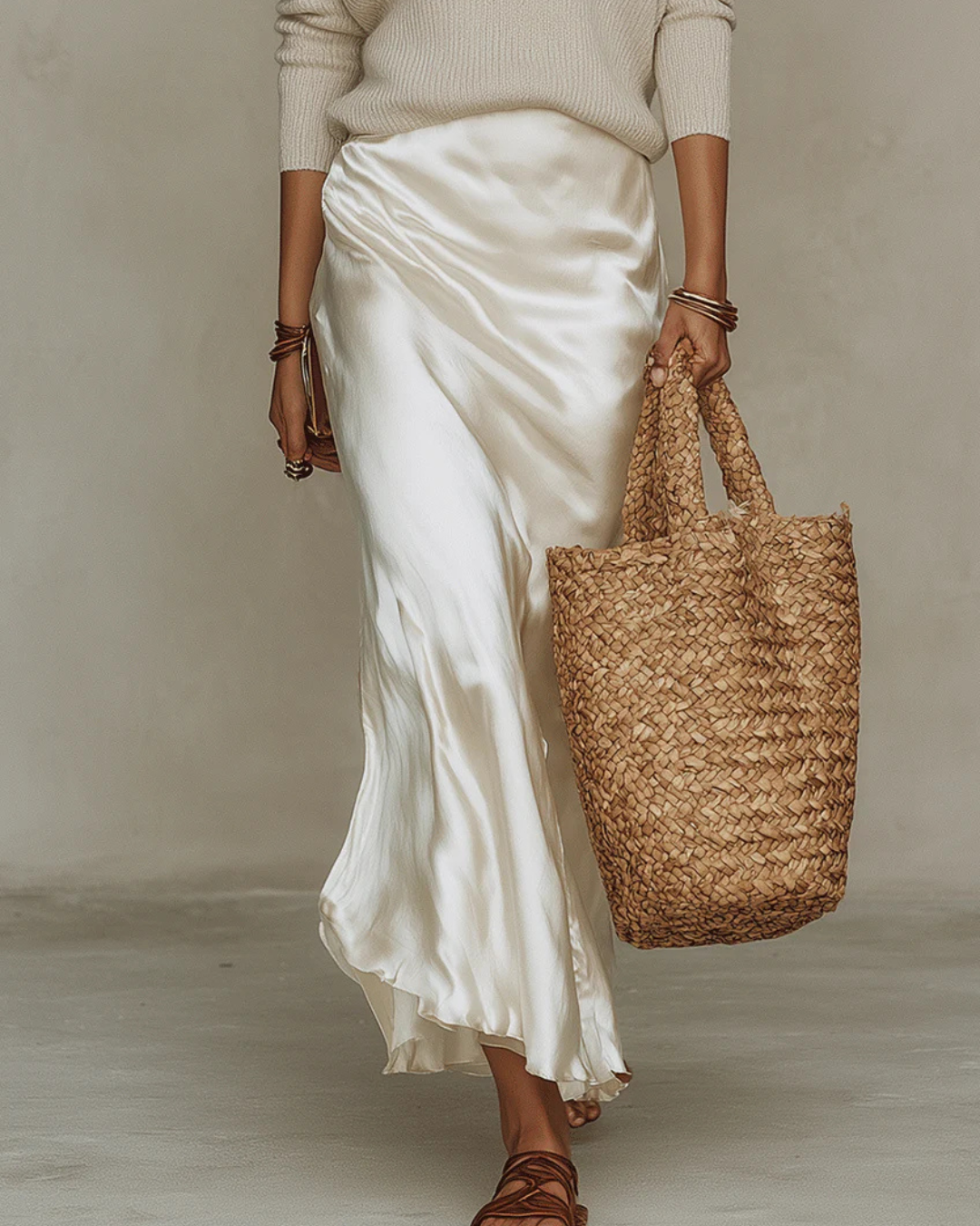 Nelena - Elegante Abito Midi Con Maglione