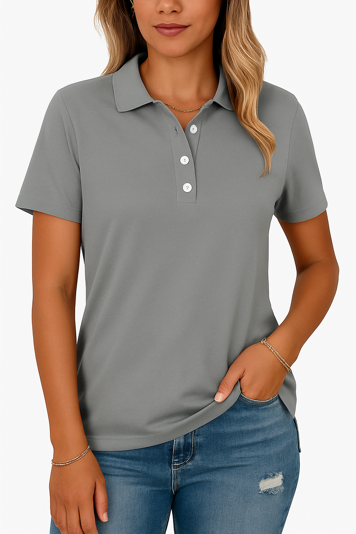 Kathie - Elegante Polo Maglietta