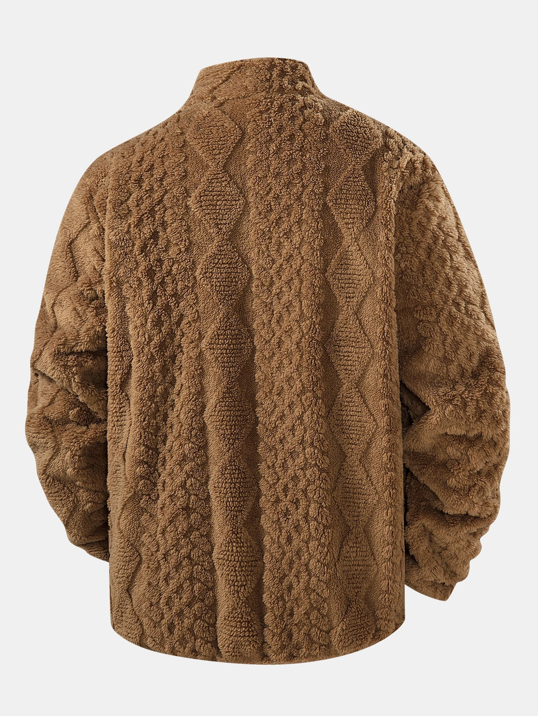 Elwood - Giacca Teddy Jacquard Geometrica