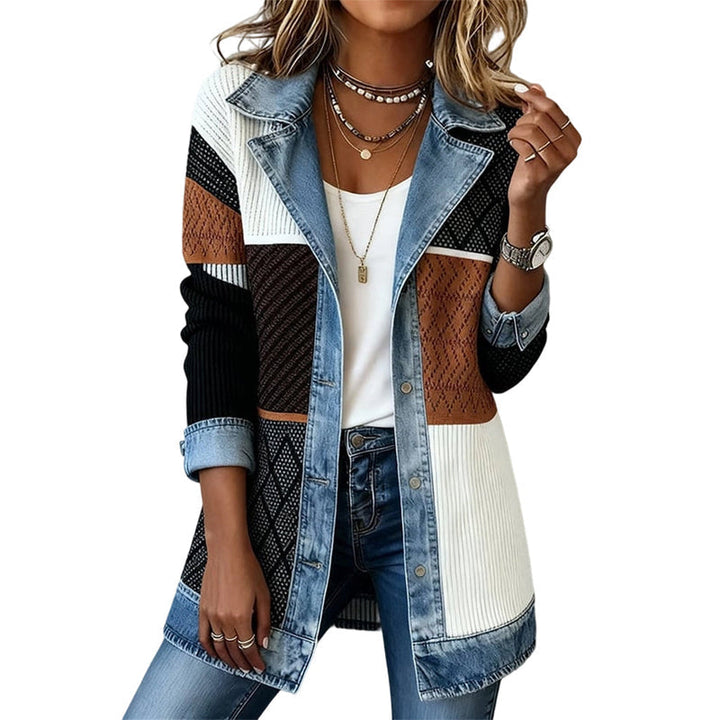 Cendall - Cardigan Alla Moda in Denim