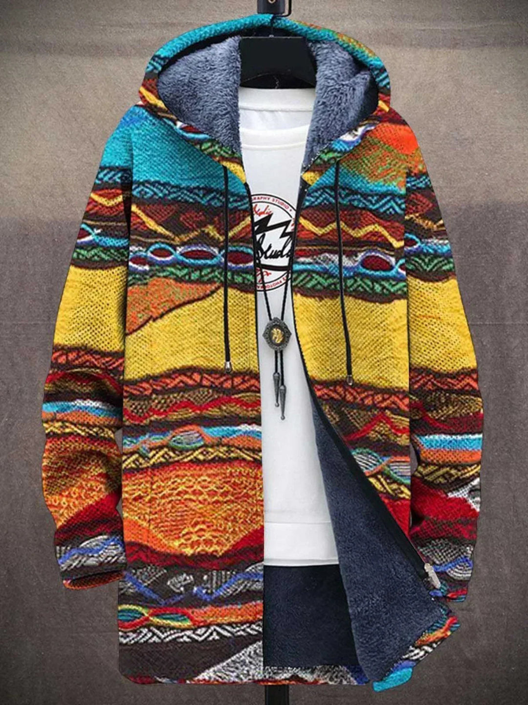 Elouera - Cardigan di Lusso Ispirato all'arte