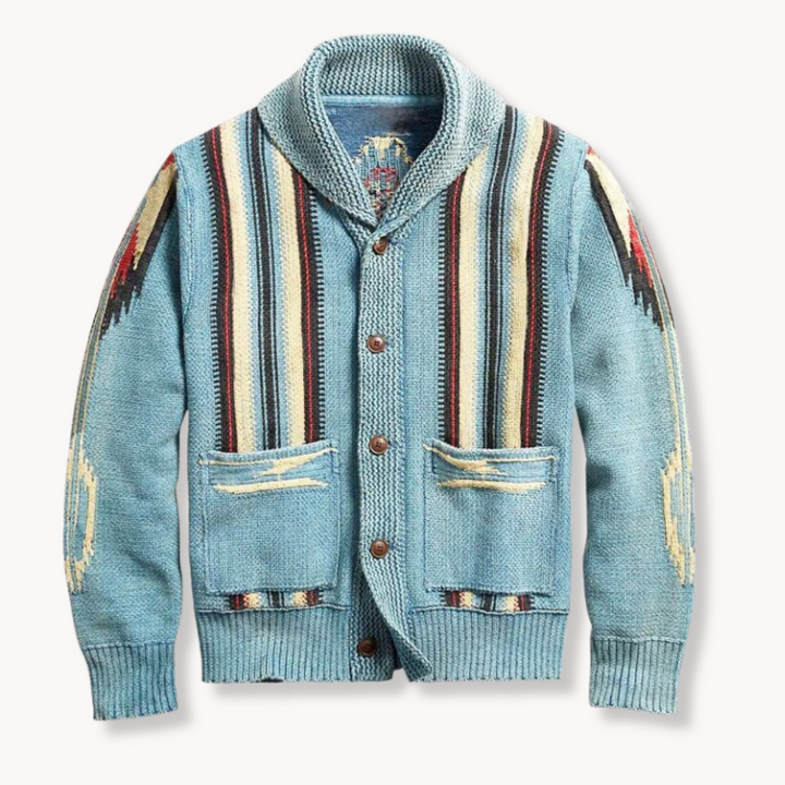 Jonnie - Comfort Knitted Shawl Cardigan