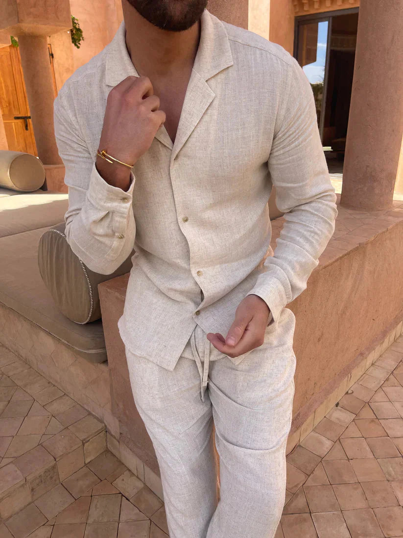 Donato - Set Casual A Due Pezzi Con Maniche Lunghe