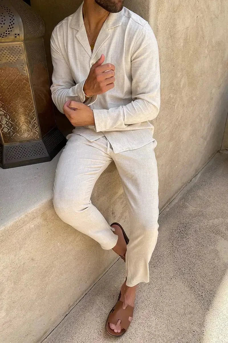 Donato - Set Casual A Due Pezzi Con Maniche Lunghe