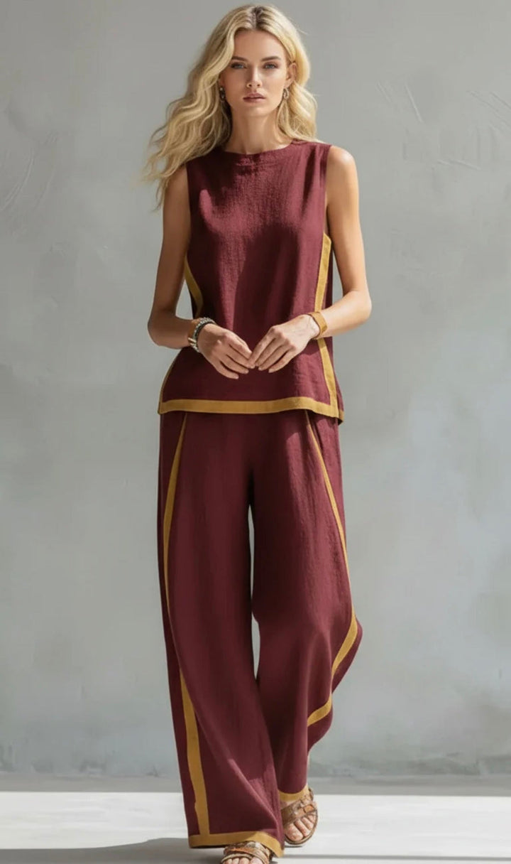 Sachindri - Elegante Completo a Due Pezzi