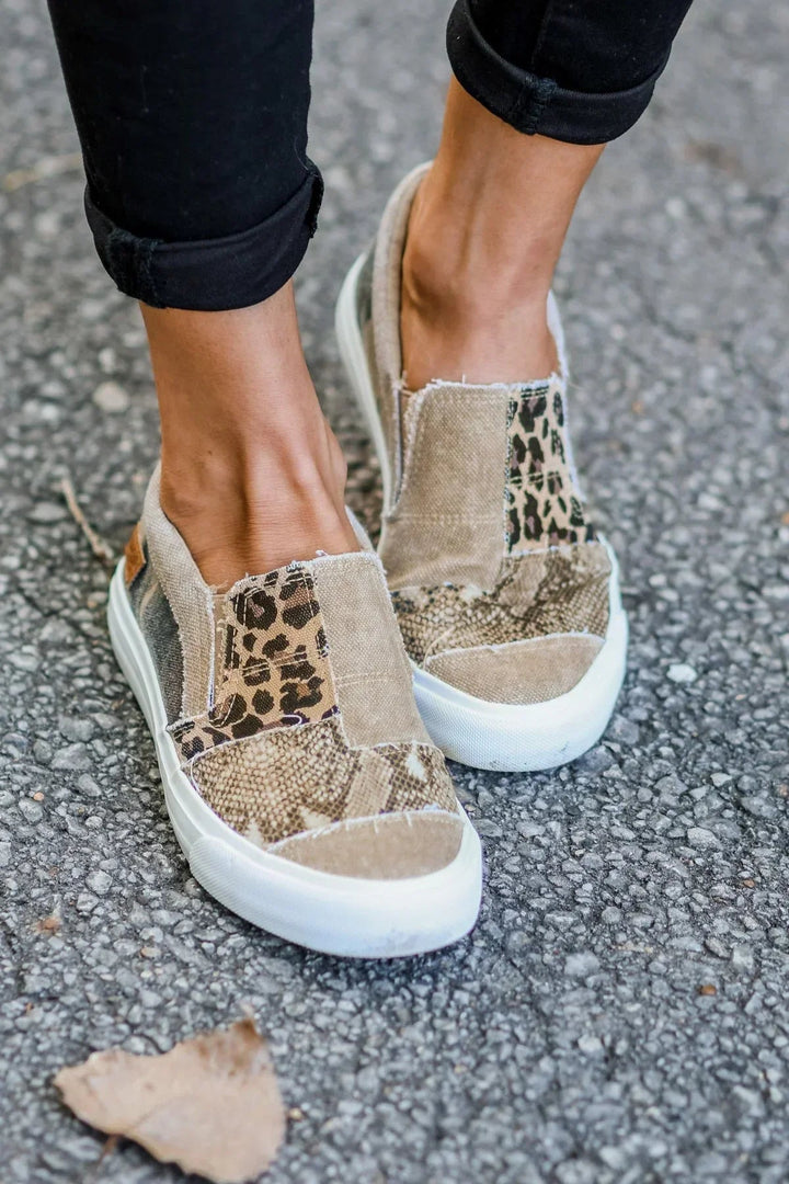 Valeriya - Casual Leopardo Scarpe