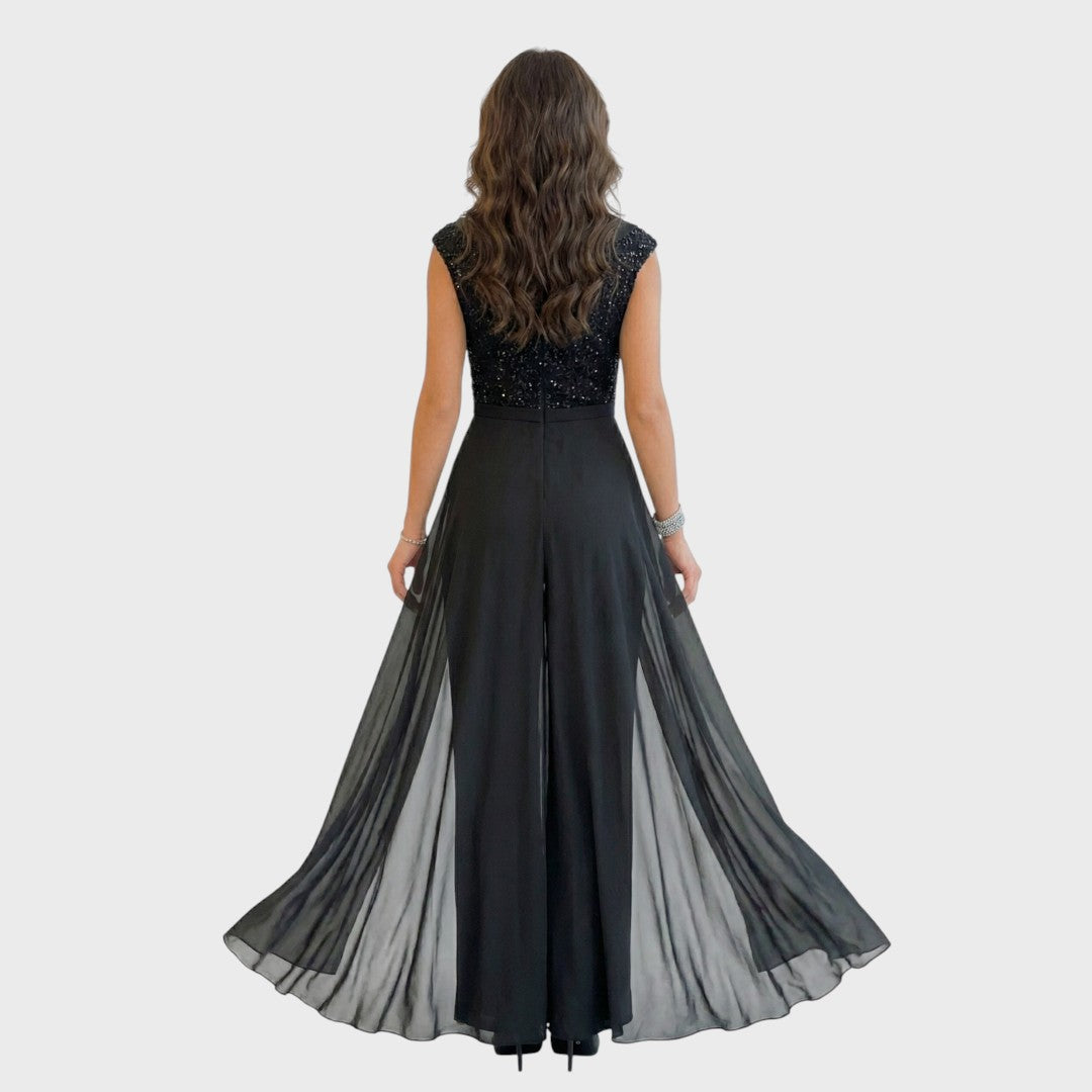 Tomosina - Elegante Tuta Senza Maniche
