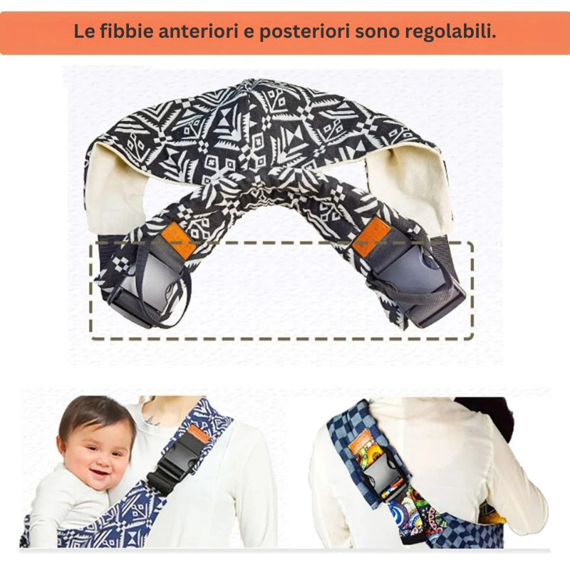 BabyBloom - Marsupio Regolabile Con Seduta Per Bambini