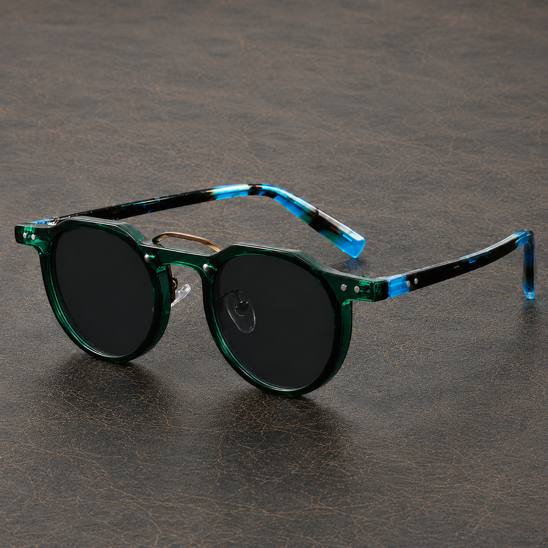 Fillip - Occhiali Da Sole Con Montatura Rotonda Premium