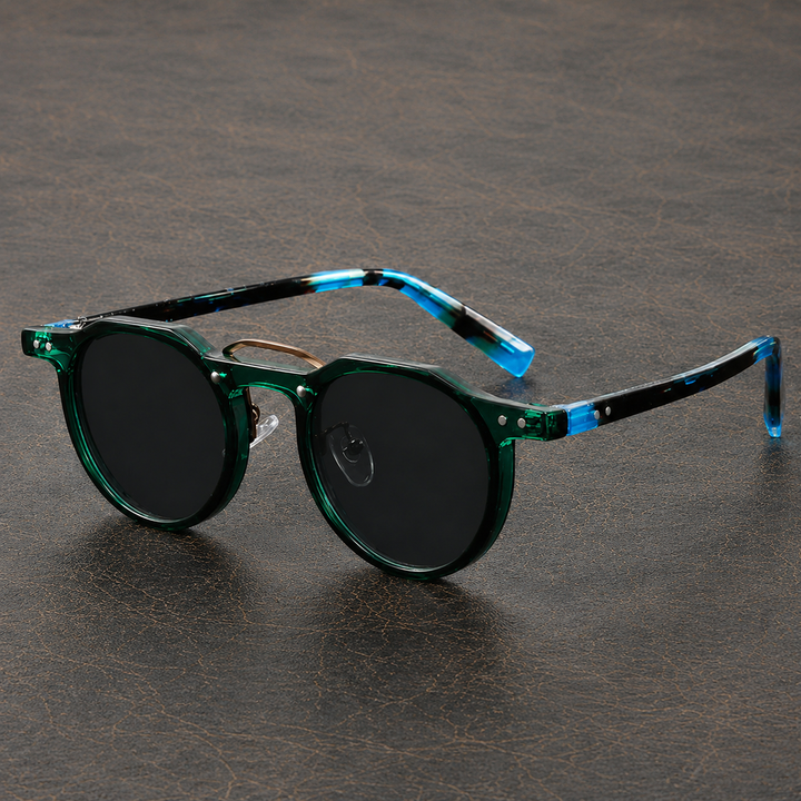 Fillip - Occhiali Da Sole Con Montatura Rotonda Premium