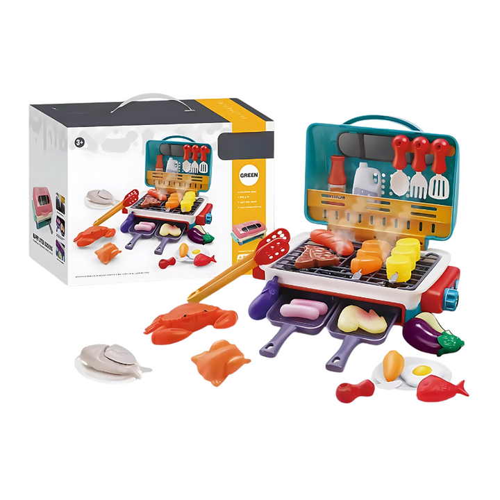 GrillMagic - Set da Barbecue con Cibo che Cambia Colore