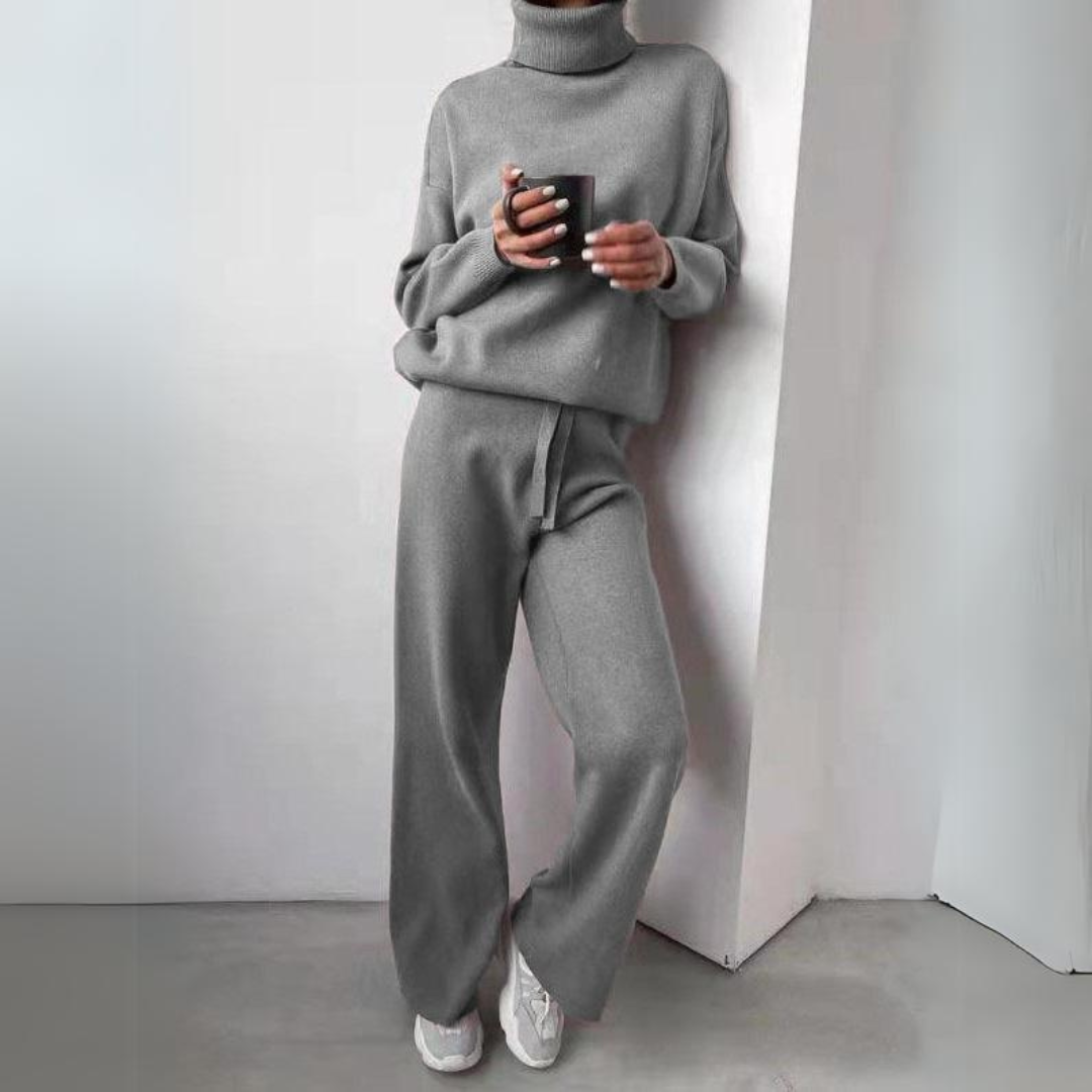 Brugman - Elegante Completo a Due Pezzi Con Collo Alto