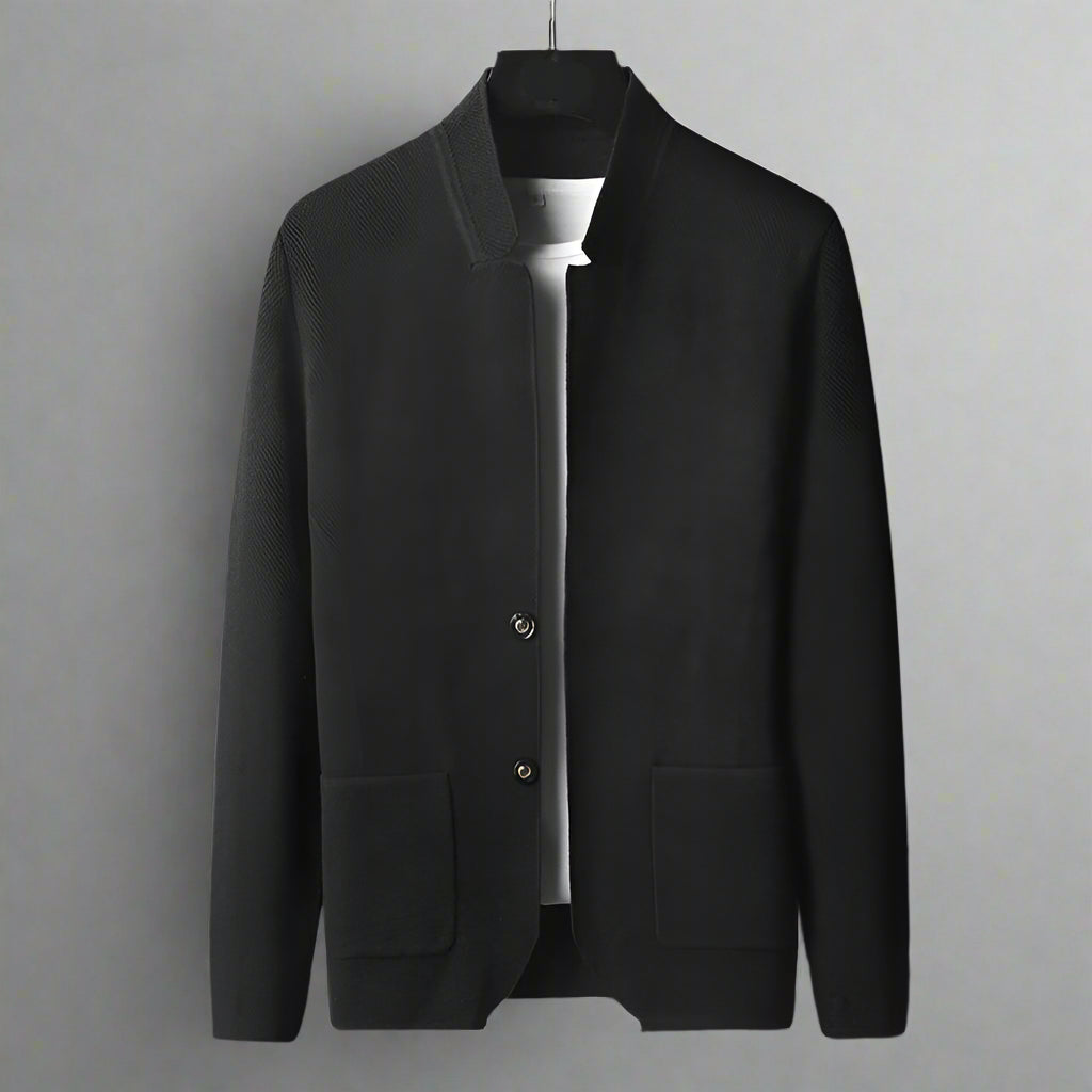 Nandor - Cardigan Lavorato A Maglia Con Tasca Frontale