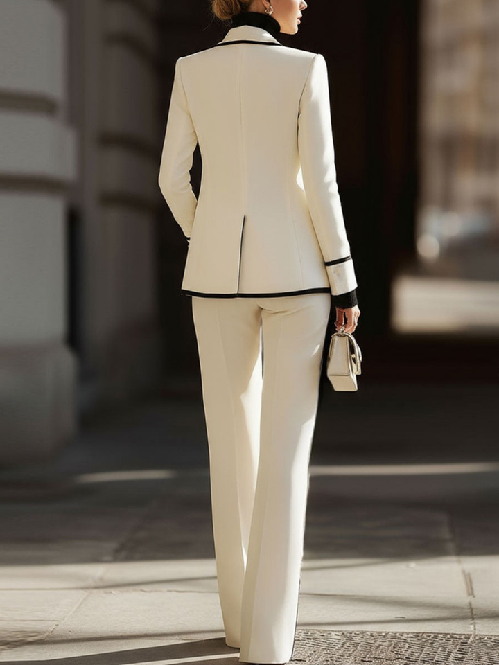 Kaushini - Completo a Due Pezzi Con Pantaloni a Gamba larga