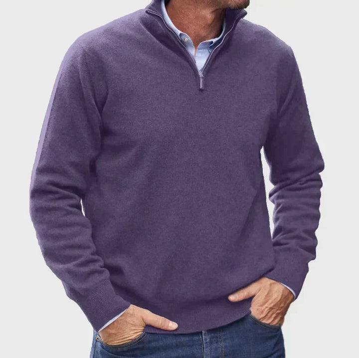 Mitch - Maglione Con Zip a Maniche Lunghe