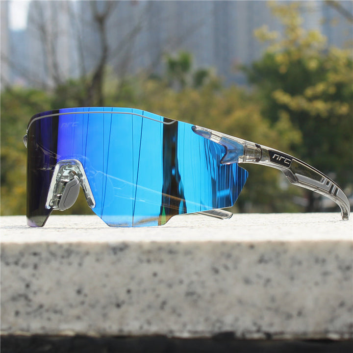 FlashLens -  Occhiali Da Sole Con Visiera a Specchio