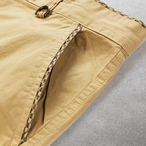 Heinen - Pantaloncini Casual Con Cintura Regolabile in Tessuto