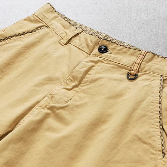 Heinen - Pantaloncini Casual Con Cintura Regolabile in Tessuto