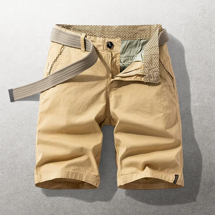 Heinen - Pantaloncini Casual Con Cintura Regolabile in Tessuto