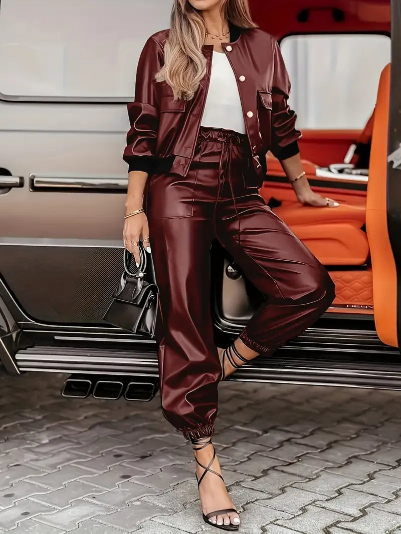 Tabea - Set Due Pezzi In Pelle