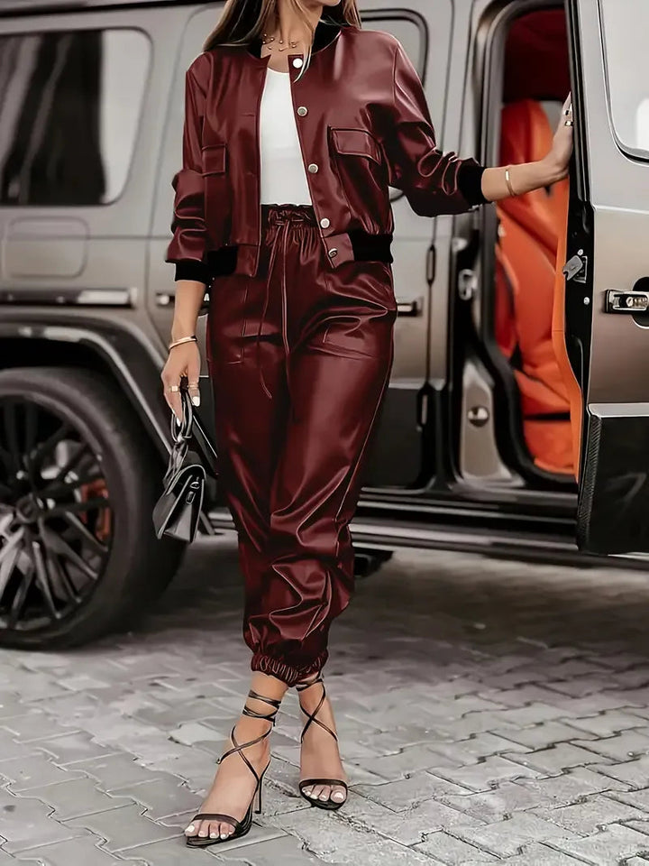 Tabea - Set Due Pezzi In Pelle