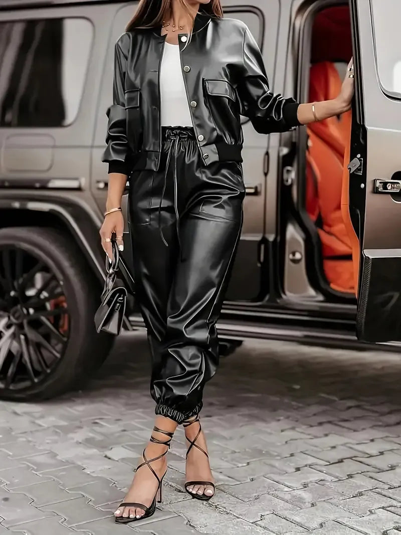 Tabea - Set Due Pezzi In Pelle