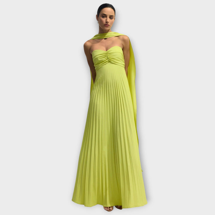 Hildaa - Elegante Abito Lungo Senza Bretelle