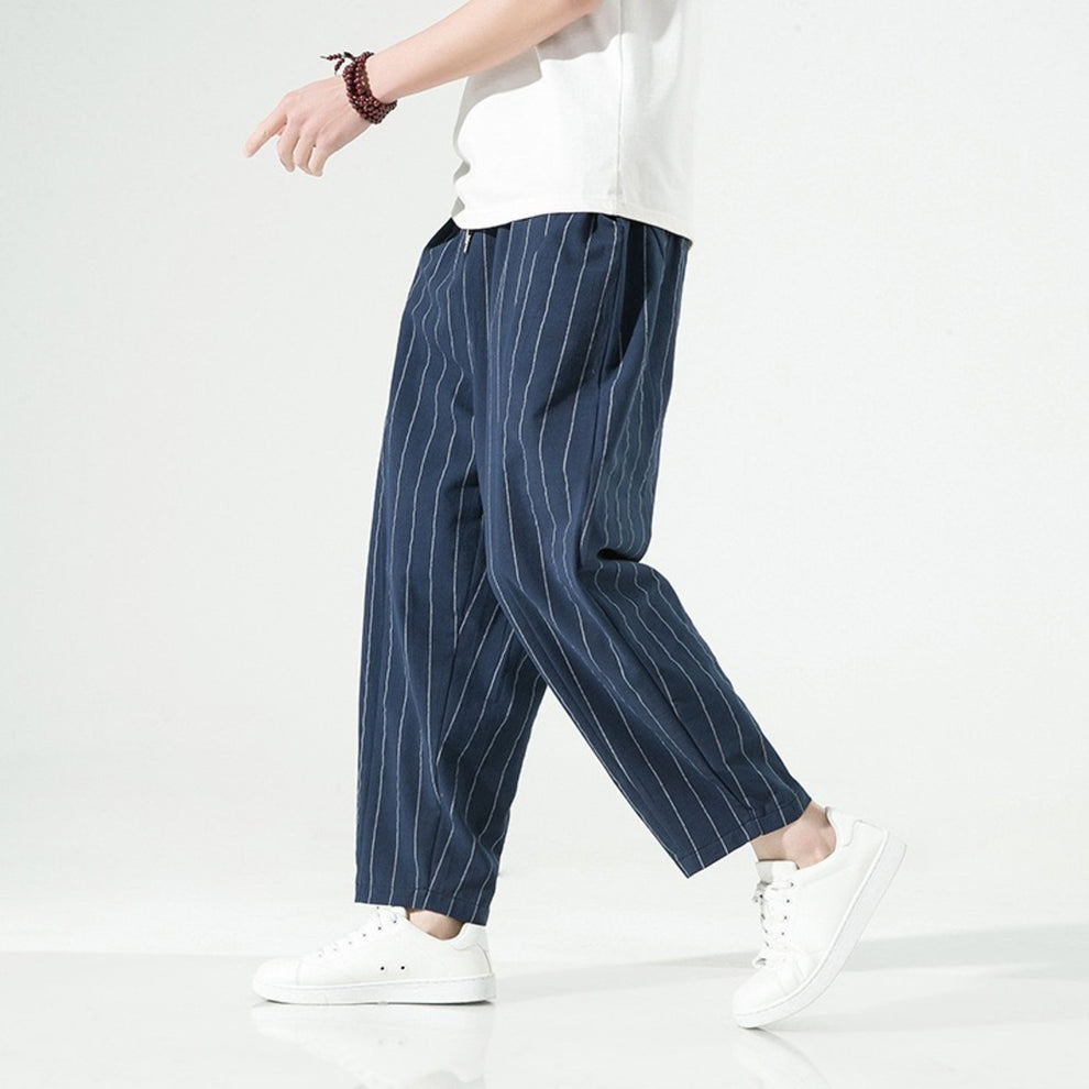 Milner - Pantaloni a Righe Dal Taglio Comodo