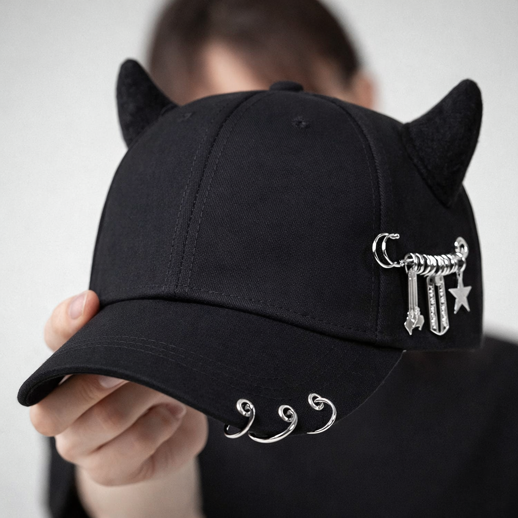 Gonzalez - Cappellino con Visiera Regolabile in Corno di Vacca