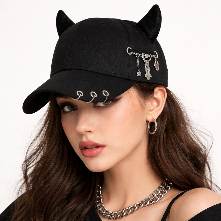 Gonzalez - Cappellino con Visiera Regolabile in Corno di Vacca