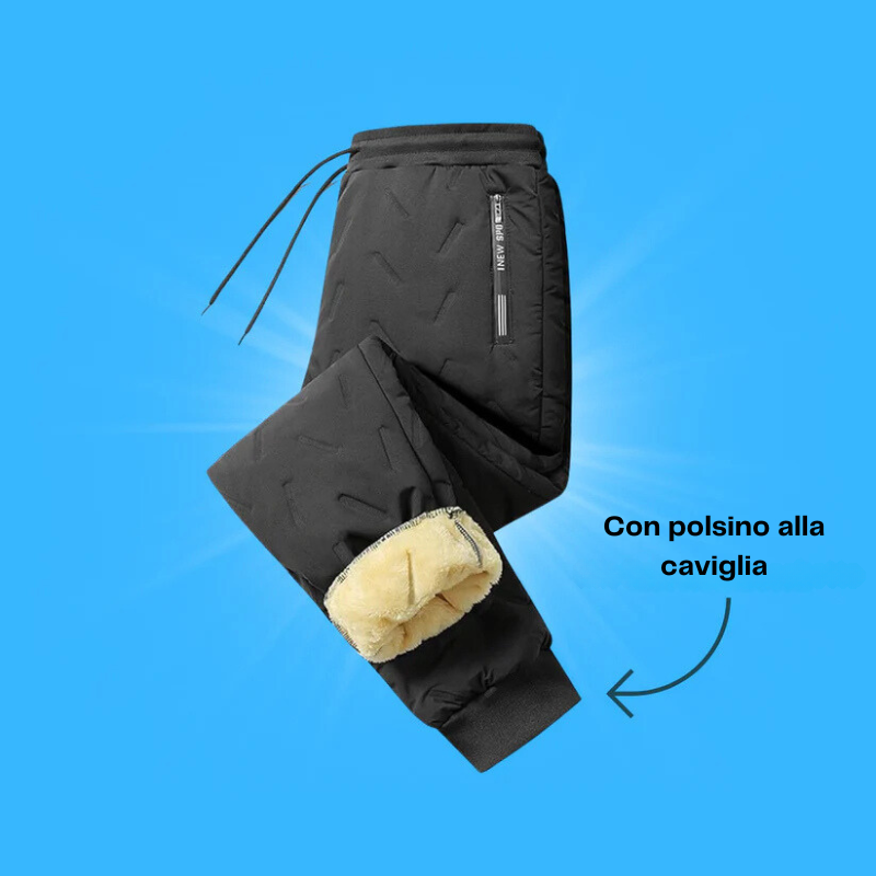 PolarPants - Pantaloni Termici in Pile per Uomo e Donna