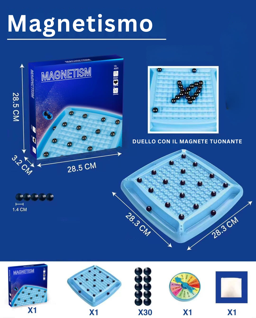 MagnoPlay - Scacchiera Magnetica Per Divertirsi e Imparare