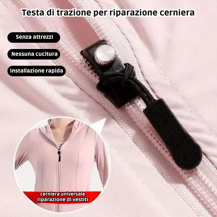 ZipperMate - Riparatore Universale per Cerniere Rimovibili