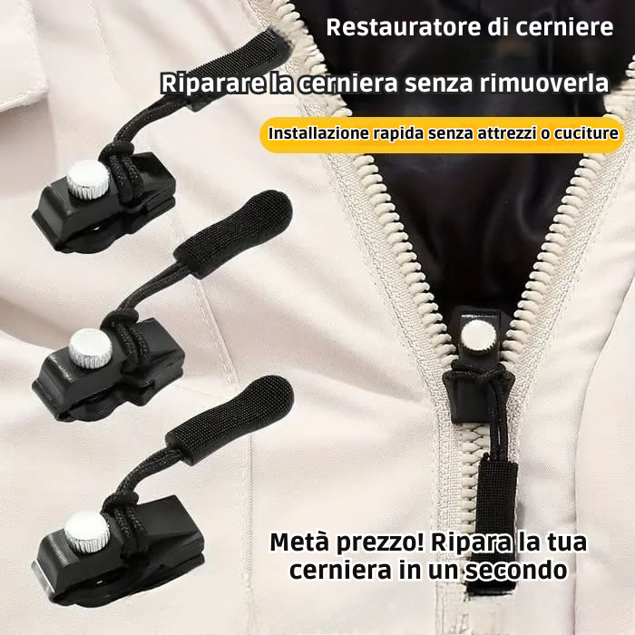 ZipperMate - Riparatore Universale per Cerniere Rimovibili