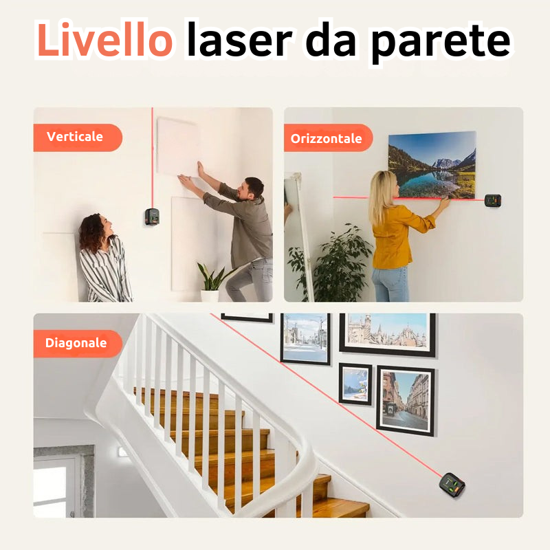 LaserAlign - Livella Laser Master kit Attrezzi