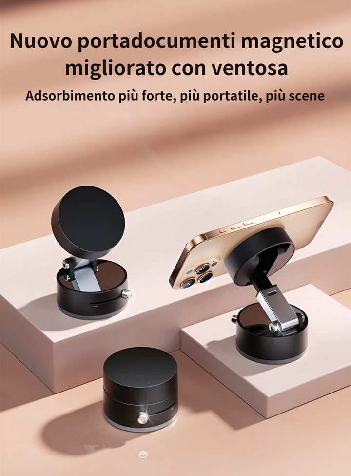 HoldEase - Supporto Magnetico Pieghevole per Cellulari