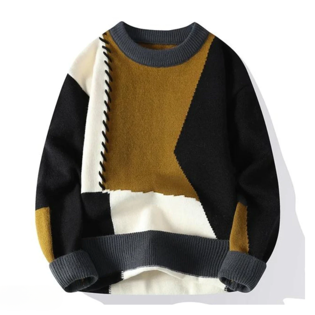 Fridolin - Maglione a Blocchi Di Colore