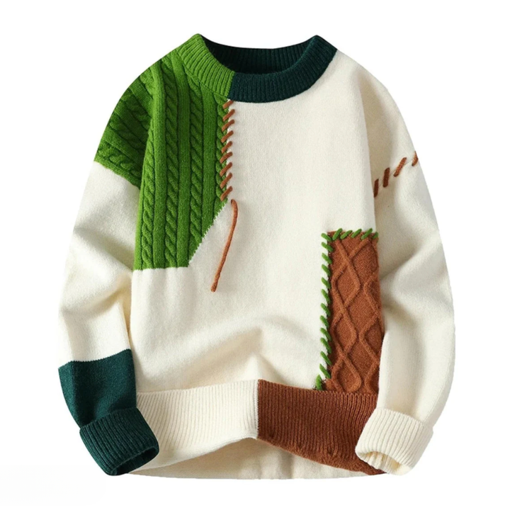 Fridolin - Maglione a Blocchi Di Colore