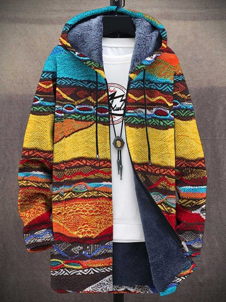 Jindalee - Cardigan di Lusso Ispirato all'arte