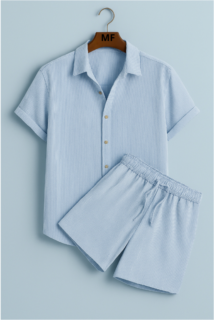 Palmer - Set Estivo Casuale A Maniche Corte In Due Pezzi