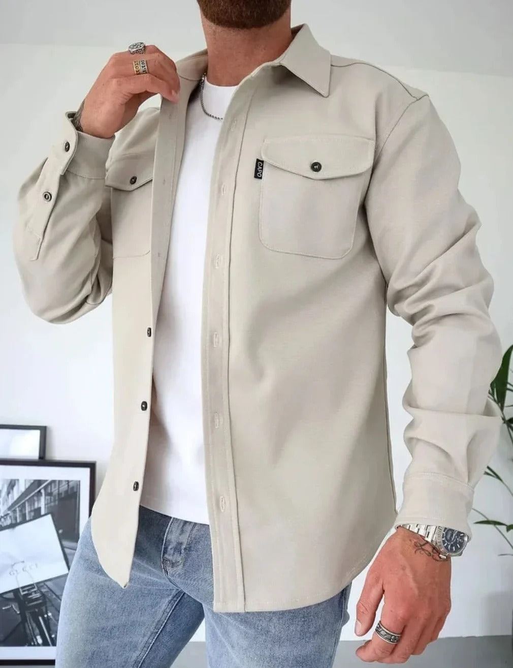Benton - Giacca Camicia Casual
