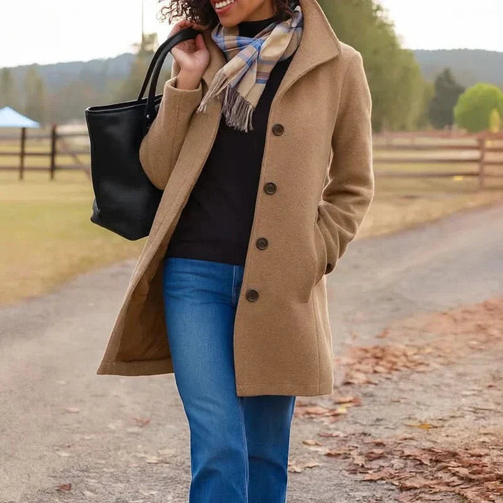 Danla - Cappotto a Maniche Lunghe Con Tasche