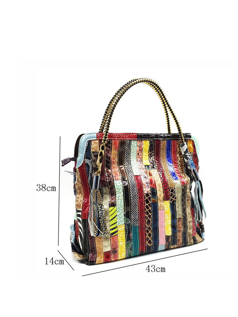Mishahna - Borsa Colorata in Stile Western
