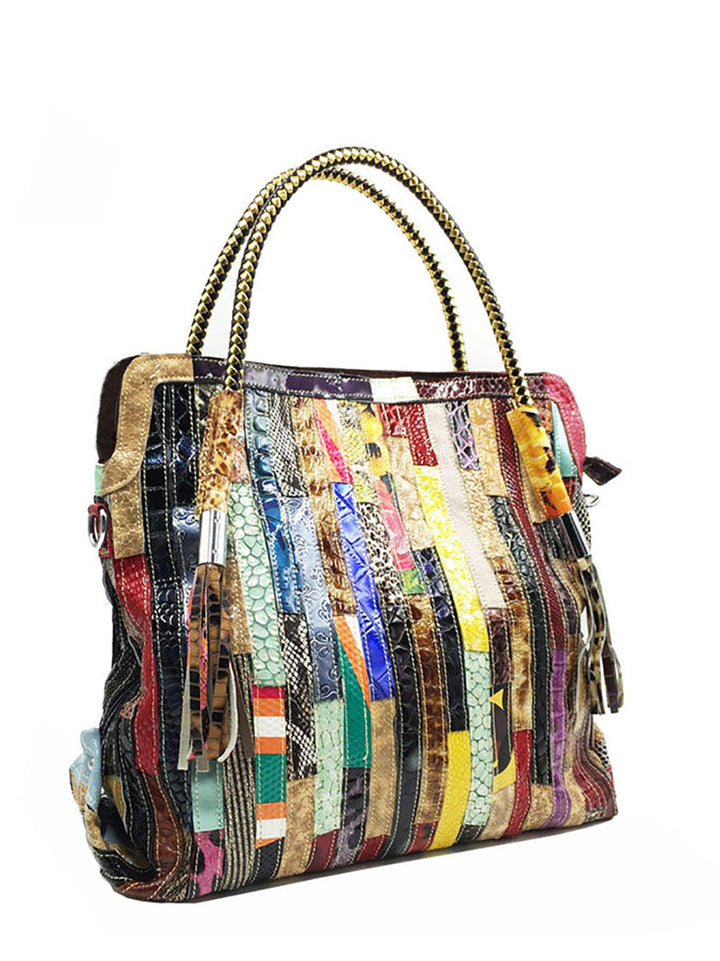 Mishahna - Borsa Colorata in Stile Western