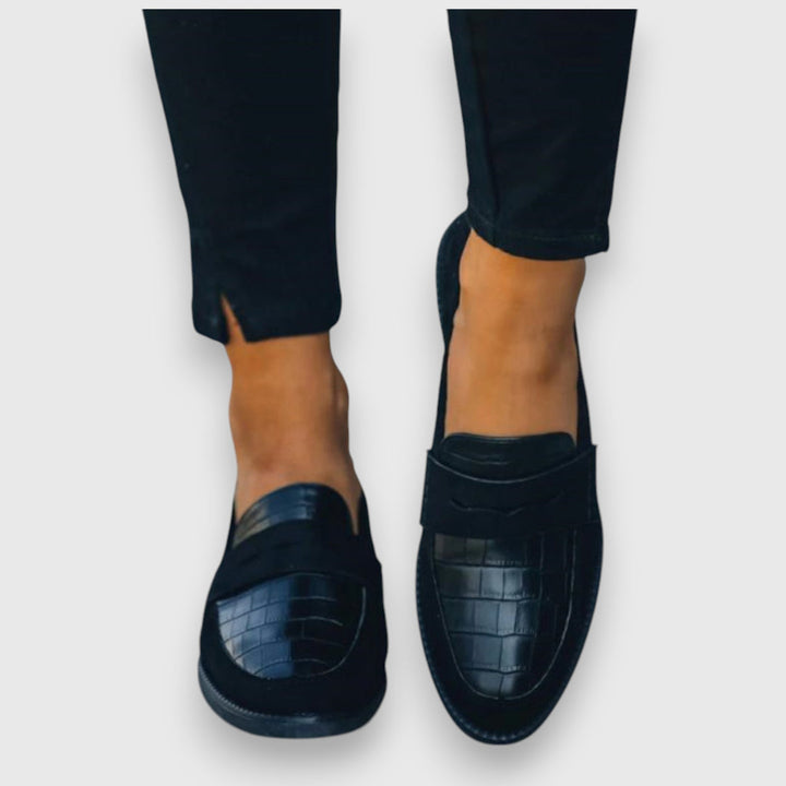 Liny - Mocassini Con Motivo Coccodrillo