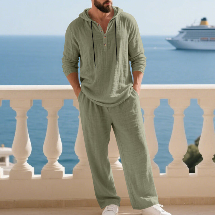 Maoray - Set Casual Con Felpa Con Cappuccio e Pantaloni